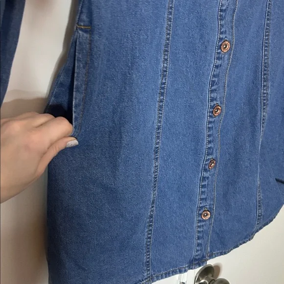 NWOT Frye Denim Dress - Picture 6 of 9